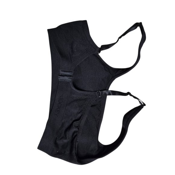 Jockey Seamfree Jersey Sports Bra Black Size XL - Picture 4 of 7